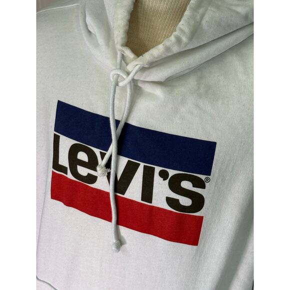 Levi's Red White and Blue Hoodie - Men's Plus Size 4X - Picture 3 of 6
